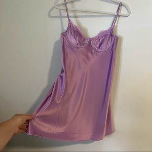 VICTORIAS SECRET LILAC PURPLE SLIP DRESS